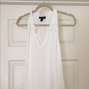 J. Crew Sleeveless Blouse (White)